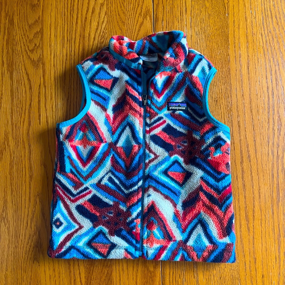 Patagonia zip up Vest Kids 4T